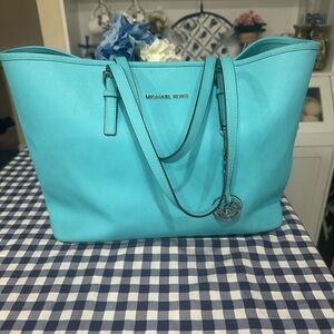 Michael Kors Aqua Blue Tote